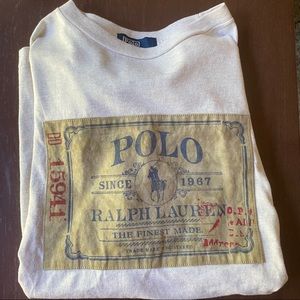 Polo Ralph Lauren vintage logo graphic long sleeve tee